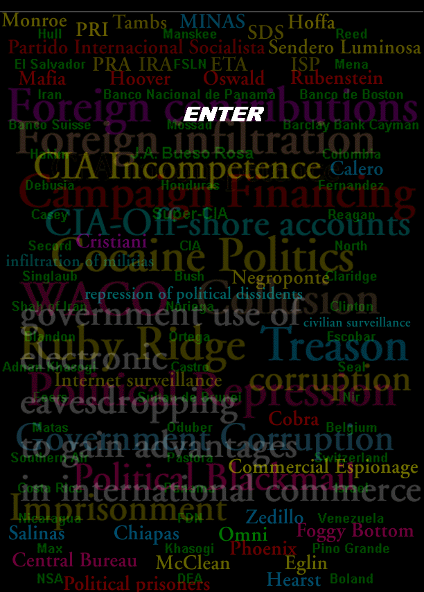 The C.I.A. in Central America - CIA corruption, cocaine trafficking, Costa Rica, corruption, CIA incompetence, illegal sale of visas, cocaine politics, foreign contributions, CIA off shore accounts, etc.